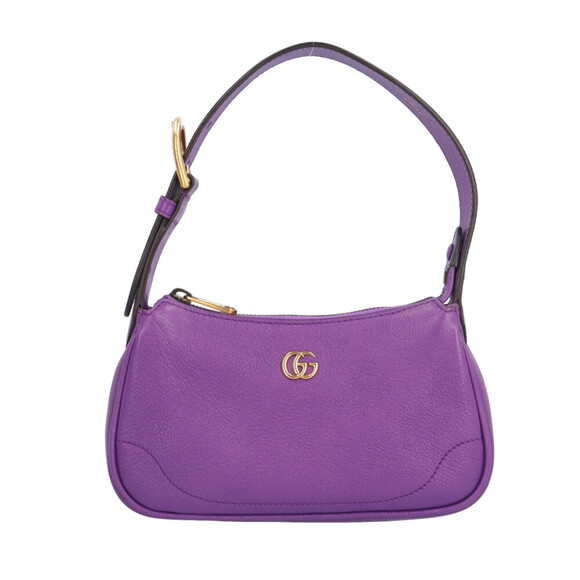 Gucci Handbags - GUCCI Authentic Purple Leather GG Marmont Bag